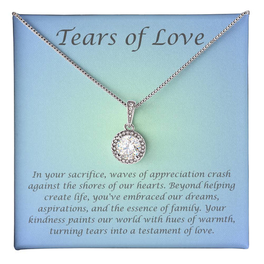 Tears of Love-Gestational Carrier/Egg Donor/Surrogate Pendant Necklace